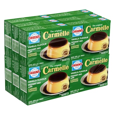 Greens Caramel With Topping 70gx 12