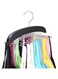 AUFUYAOLIN Tank Top Hanger with Premium Wood, 24 Large Capacity, Space Saving,360 Degree Rotating, Foldable Metal Hooks