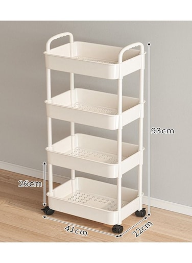 4 Layer Multifunctional Rolling Cart