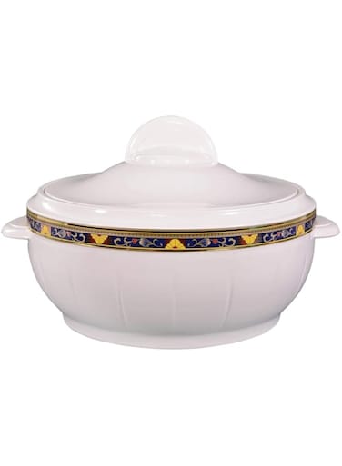 Royalford Plastic Classic Casserole 3500 ML, White