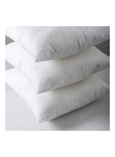 Linen Klub Cushion Filler Pack of 3pcs- Fabric: Non Woven , Filling 300grams Non Siliconized Fiber - Size : 40 x 40cm