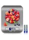 GENHY Kitchen Scales Digital,Ultra Slim Food Scale with Large LCD Display, Stainless Steel,11lb/10kg(Silver)