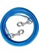 SWIUKPHE Dog Tie Out Cable 10/15/20/25/30FT Dog Runner for Yard Steel Wire Dog Cable with Durable Superior Clips Purple Dog Chains for Outside Dog Lead for Large Dogs Up to 165 lbs