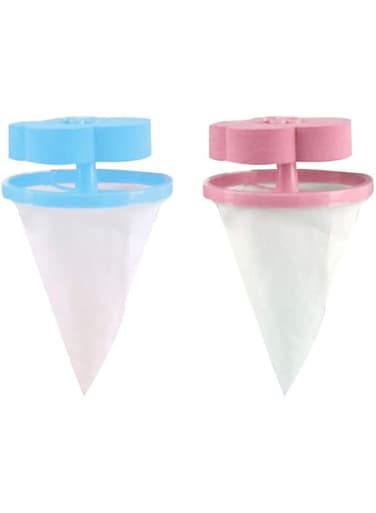 Goolsky Bundle of 2, Household Home Floating Pet Fur Lint Hair Catcher Laundry Hair Catcher Remover Hair &amp; Lint