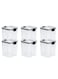 Set of 6 pieces 950ML Airtight Food Storage with Lid, Double Sealed Thick storage Jar, Leak Proof, Easy to Clean, BPA Free, Kitchen and Other Storage