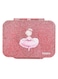 Essen Tritan Bento Lunch Box for Kids Girls - Pink Glitter Ballerina