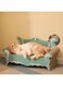 Cat Scraper Toy Big Sofa Model Cat Casual Bed Cat Corrugated Board Scraper Cardboard Lounge Board Scratching Couch Pet Furniture Protector Self Groomer for Indoor(60x28x29.5cm)