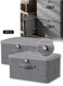 2 PCS Oversized Storage Box, Home Storage Box, Foldable Zipper Cover Cubic Storage Cabinet, Home Bedroom Office Storage Box