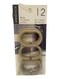 Anneaux ARV-35505 Shower Curtain Rings &ndash; 12-Piece Set for Bathroom Curtain Accessories