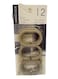 Anneaux ARV-35505 Shower Curtain Rings &ndash; 12-Piece Set for Bathroom Curtain Accessories