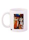 Cartoon Cats Printed Coffee Mug White/Brown/Grey