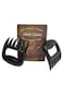 Paws Meat Claws - The Original Meat Shredder Claws for Pulled Pork, USA Made - Easily Lift, Shred, Pull and Serve Pork, Chicken, Brisket and Turkey - Gift for Dad on Father's Day! (Black)