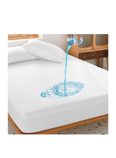 - Premium 100% Waterproof Mattress Protector - Pad Cover Breathable, and Hypoallergenic Ultra Soft Fitted Bed Protector