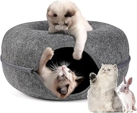 Buy TAME Cat Tunnel Bed, Cat Tunnels for Indoor Cats, Large Cat