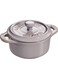 Staub Ceramic 10cm Grey Mini Cocotte