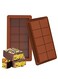 2 Pack Square Chocolate Candy Bar Mold Deep 1 Inch for Filling Chocolate Candy Bar