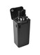 Straw With Storage Box Black 7.60 x 3 x 3.50cm