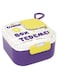 Bento Lunch Box for Toddlers,645ml Food Grade Plastic Bento Box with Spoon,Food Lunch Box Containers for Kids, BPA-Free, Leak-Proof, Dishwasher/Microwave Safe (Purple)