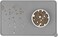 Proxima Direct Pet Waterproof Feeding Mat Tray, Silicone Dog Cat Bowl Mat, Dog Food Mat,Silicone Non Slip Place mat for Pet Food(18.7" x 11.81") (Grey)