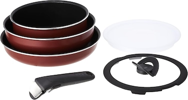 Tefal Ingenio Essential Red 6 PCs Set (Non-IH) L20997