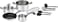 Tefal Daily Cook G713Sb74 Frying Pan 11 Pcs Set