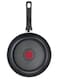 Tefal Cookware Set Of 9 PCs, Super Cook, Frypan 24cm/Wokpan 28cm/Stewpots 22/24cm/Spoon/Slotted Spoon/Slotted Spatula, Aluminium Non-Stick With Thermo Signal, Black, B459S984, 24,28,22,24cm