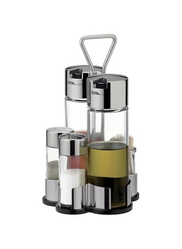 Tescoma Club Oil-Vinegar, Salt-Pepper and Toothpicks Set