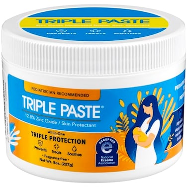 Triple Paste Medicated Ointment For Diaper Rash, 8Oz