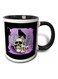 Three Skull with Raven-Two Tone Mug Multicolour