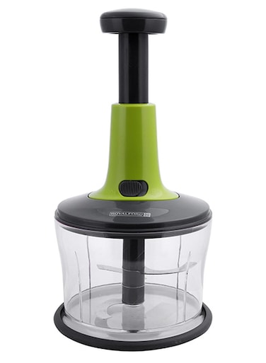 Express Push Chopper Multi-Purpose 1200Ml Multicolor 15X15X29Cm Dishwasher Safe 15.7X 15.7X19cm
