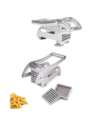 Generic 2 Pieces Potato Chipper French Fries Slicer Chip Cutter Chopper Maker Slicer