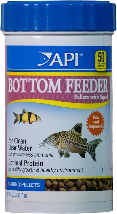 API Bottom Feeder Pellets with Shrimp, 4 OZ