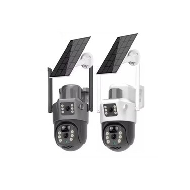 Solar-Powered Security CCTV Camera with Motion Detection for 24/7 Outdoor Monitoring