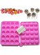 Pop Mold, Silicone Molds Cake Pop Sticks, Great for Hard Candy, Lollipop, Cake Pop and Party Cupcake