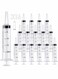Syringe Set - 20ml Large Syringes for Liquid Measurement, Watering, Feeding Pets - Sterile and Individually Sealed - Ideal for Labs, Oil, Glue Application - Pack of 16