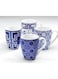 Symphony 4 Pieces Elegant Greco Mug Set, White, 300 ml