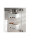 Piece Under Sink Organizer, Sliding Pull-Out Base Cabinet Storage, Wall-Mounted Storage Drawer Shelf Rack for Kitchen Bathroom Under sink
