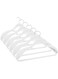 Dot Gift&Acirc;&reg; 6 Pack White Wide Shoulder Velvet Hangers,Suit Hangers for Men,Smooth Finish 360&Acirc;&deg;Swivel Hook Heavy Duty Coat Hangers for Closet, Jacket Clothes Hangers for Dress,Pants,Shirts,Skirts,Tie.