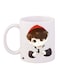 Anime Boy Printed Coffee Mug White/Brown/Black
