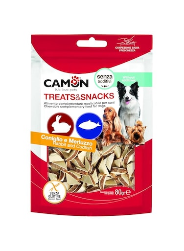 Camon Triangular Rabbit and Codfish Bites (80G)