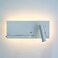 Wireless Wall Lamp USB 5V Charger Wall Lights Hotel Headboard Reading Lighting Spot Luminaire Lamp - Matt White
