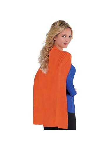 amscan Orange Cape, Party Accessory