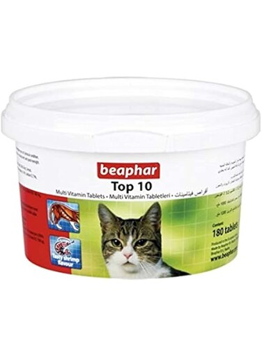 Beaphar -Top 10 Cat Multi-Vitamins (180 tab.)