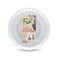 Fun Festive Crystal-Like Disposable Plate 24cm White 5 PCS