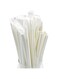 azzeell 100Pack Biodegradable Paper Straws Eco Friendly Disposable Drinking Straws Individually Wrapped for Crafts, Party, Birthday, Wedding, Restaurant and Holiday Celebrations, 7.76in, White