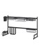 Sink Dish Drying Rack Black 41x34x18cm