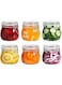 ComSaf Airtight Glass Canister Set of 6 with Lids 17oz Food Storage Jar Round - Storage Container with Clear Preserving Seal Wire Clip Fastening for Kitchen Canning Cereal,Pasta,Sugar,Beans,Spice