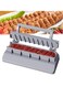 Kebab Maker Press, Plastic Kebab Press, Manual Kabob Maker, Turkish Kebab Skewers Maker, Portable Easy to Use, CLean Grilling Essentials