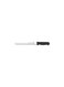 Professional 8 Inches Serrated Slicer Knife for Cold Cuts with Stainless Steel Blade and Black Polypropylene Handle with Antimicrobial Protection