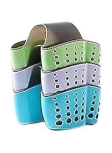 JANNAH Kitchen Sink Dishwashing Soap &amp; Sponge Drainer Holder